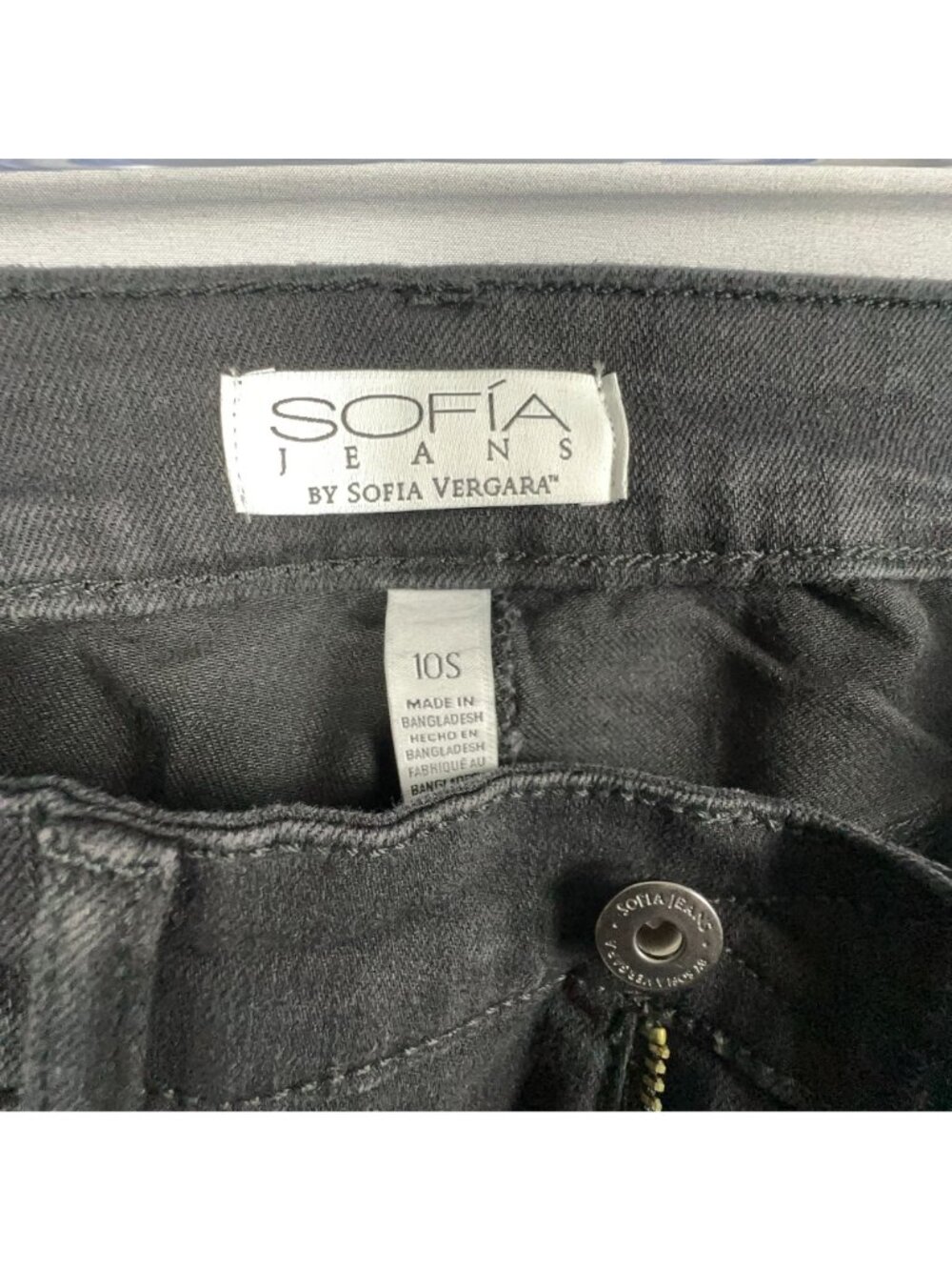 Sofia Jeans By Sofia Vergara Melisa High Rise Flare Jeans Size 10 Short Zip Fly - Picture 5 of 12